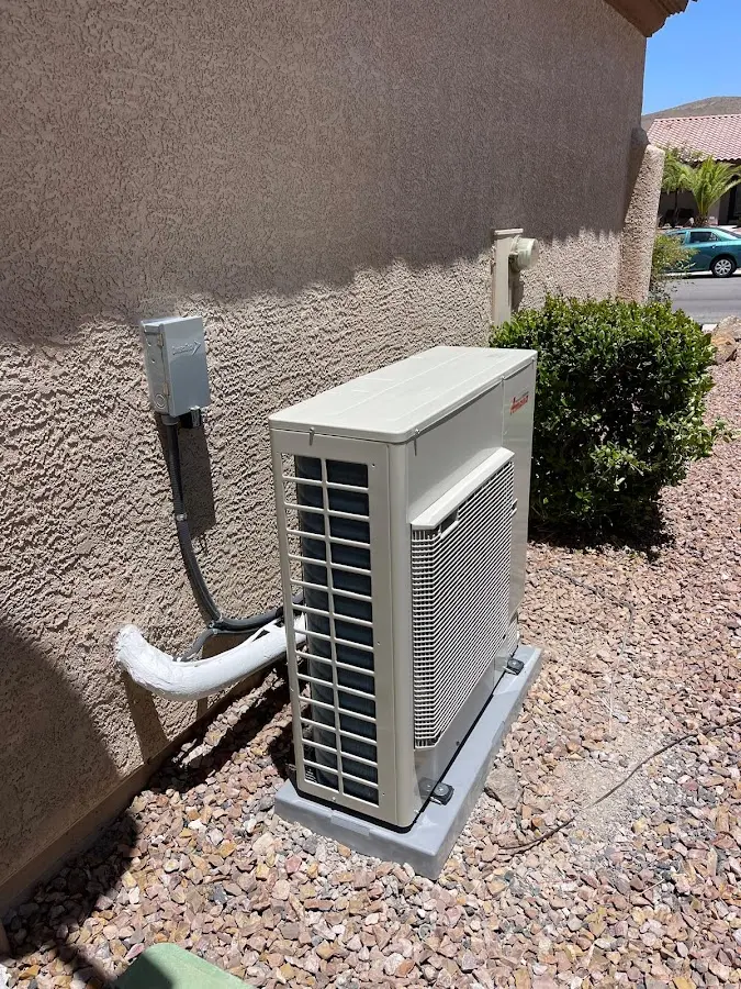 Residential air conditioning condenser unit in Bel Aire
